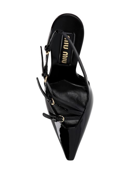 Decolleté in vernice con fibbie MIU MIU | 5I013EF-M105069F0002